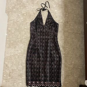 Halter backless dress